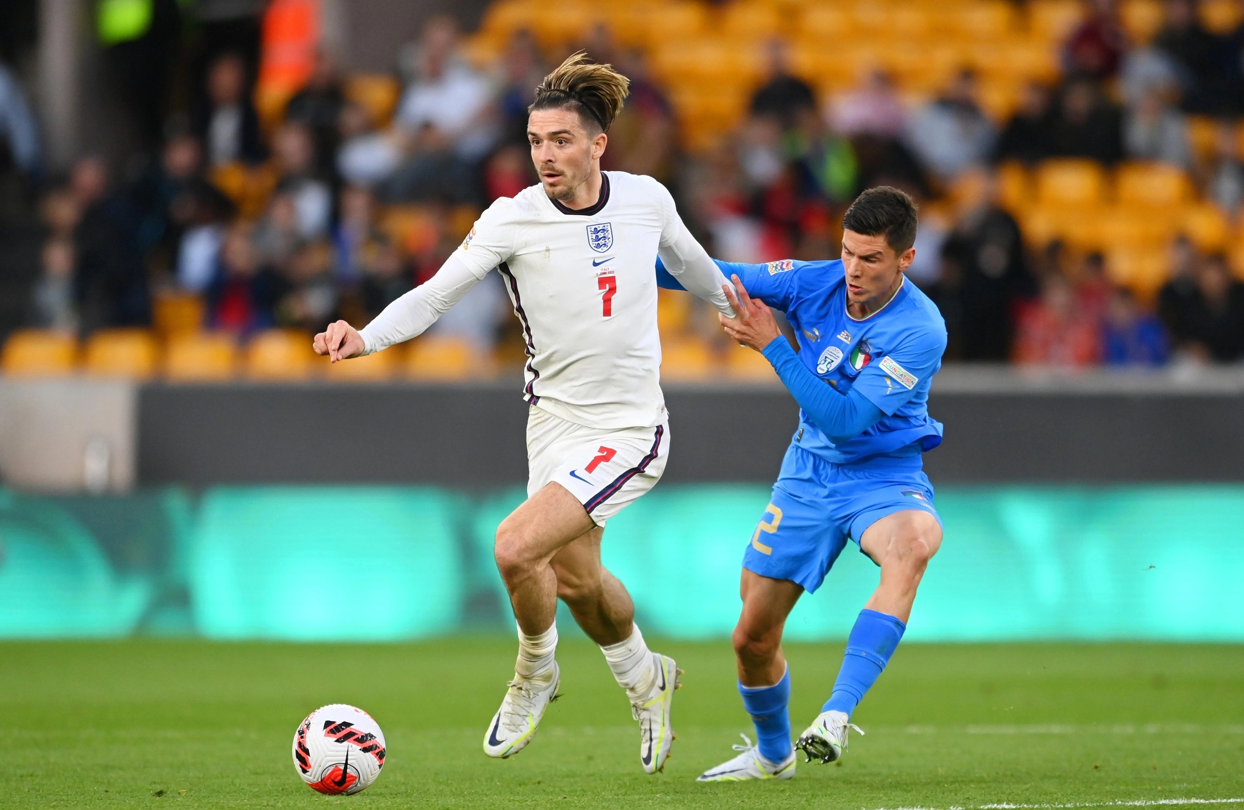 Grealish's Match Shirt, England-Italy 2022