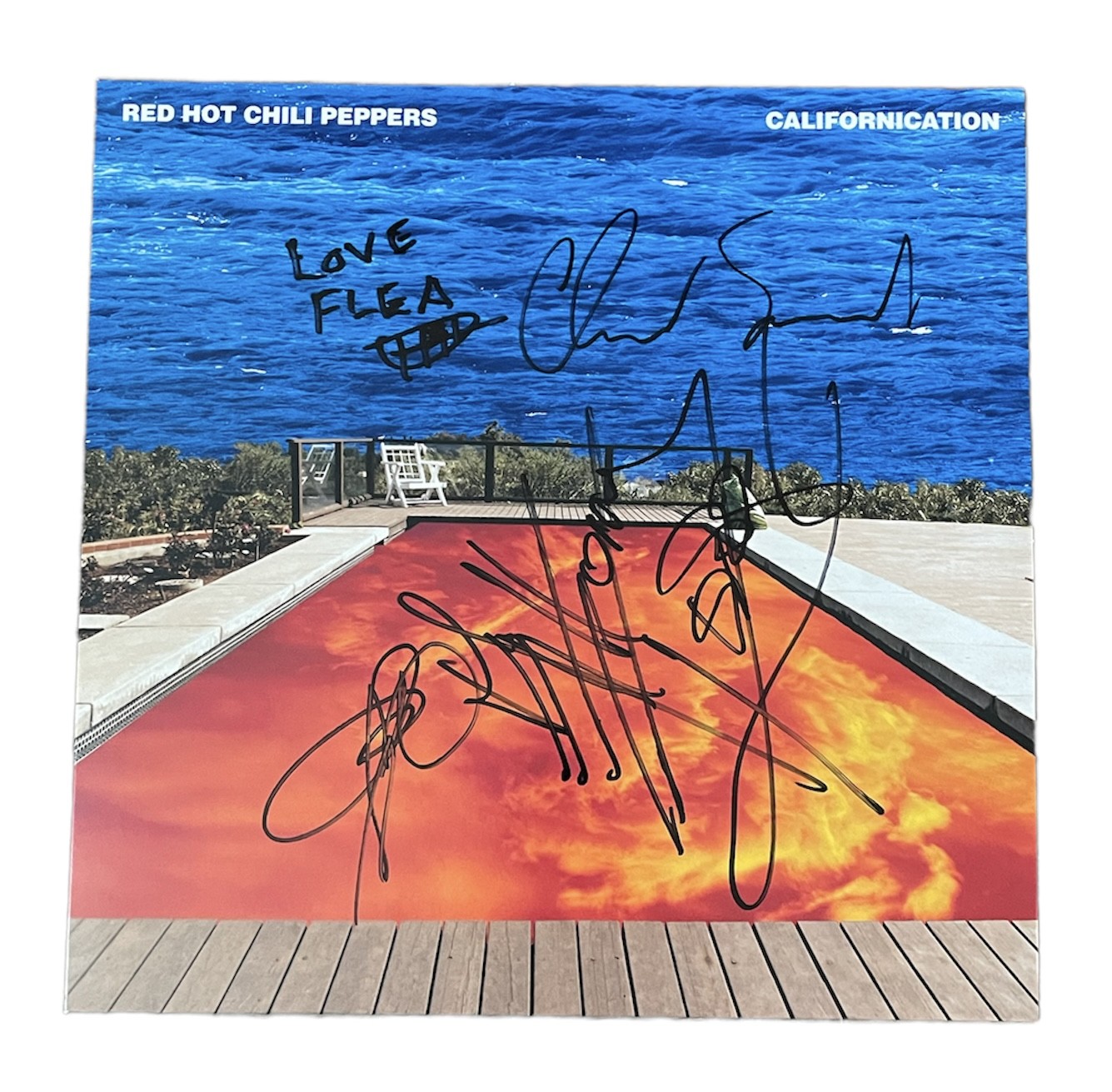 Vinile Californication autografato dai Red Hot Chili Peppers -  CharityStars