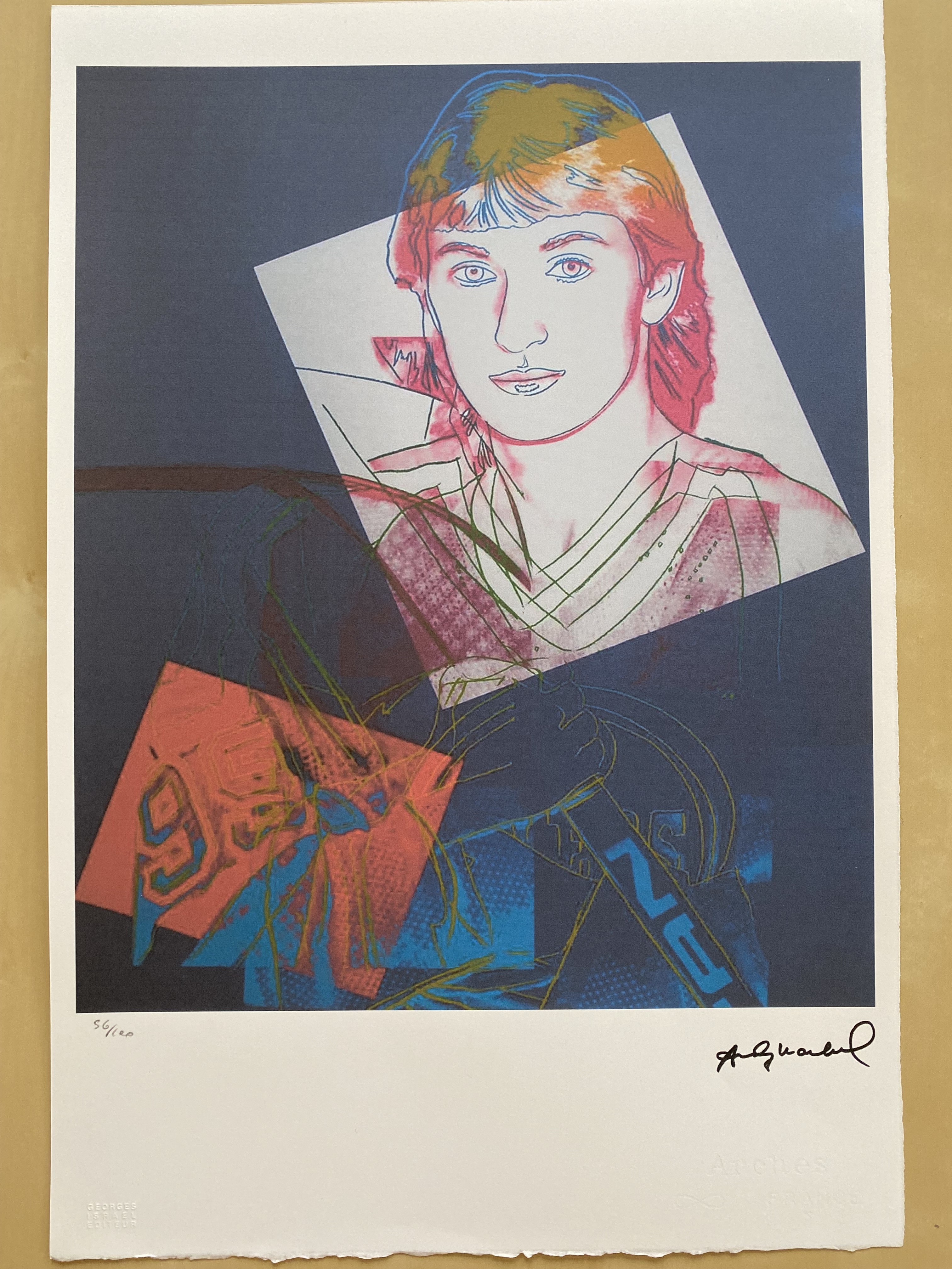 When Andy Warhol and Wayne Gretzky teamed up for a portrait