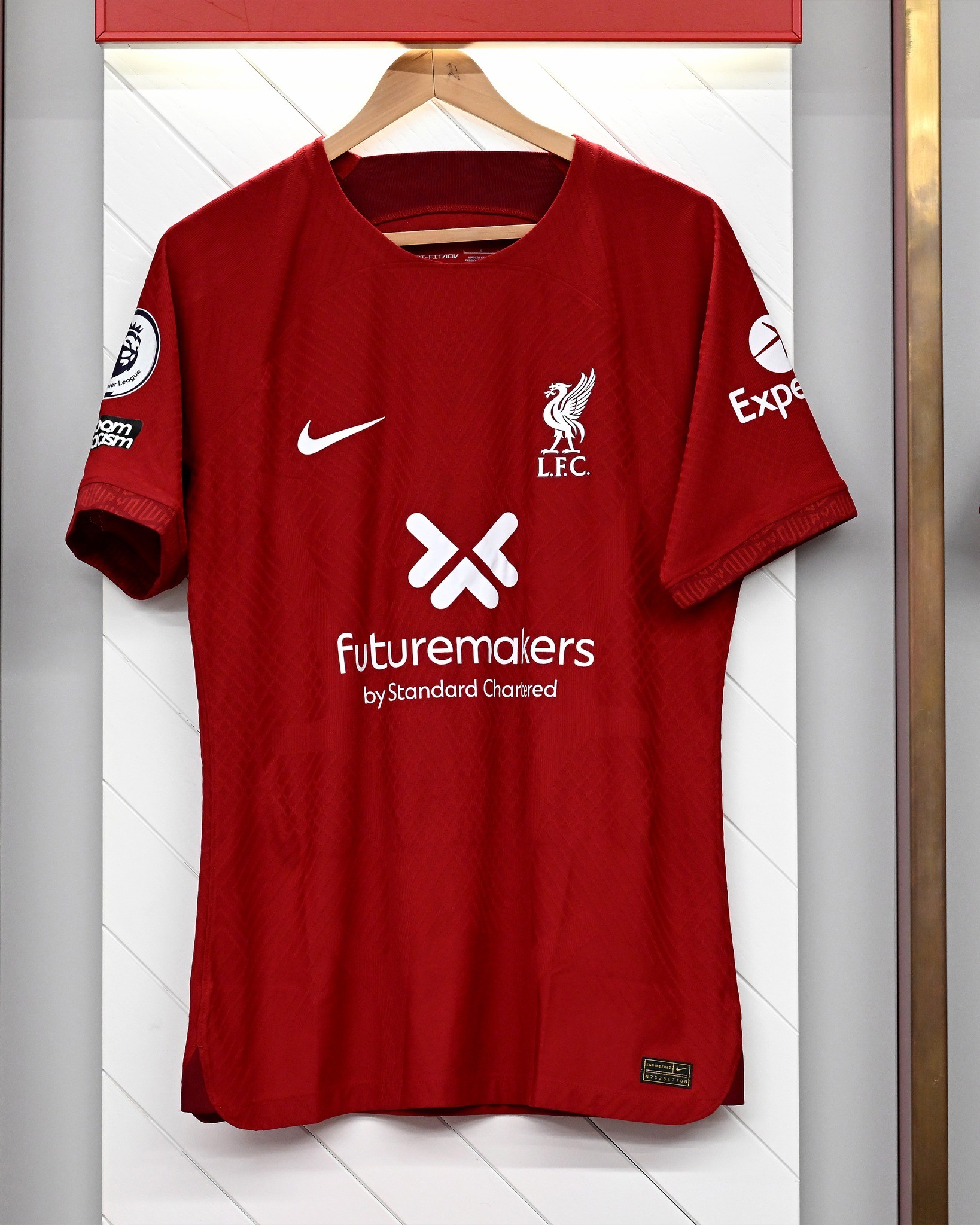 A Pair Of Limited Edition Futuremakers Shirts One Signed By Liverpool FCs Andy Robertson One