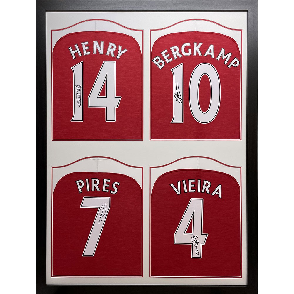 Patrick Vieira Arsenal Signed And Framed Shirt CharityStars, 42% OFF