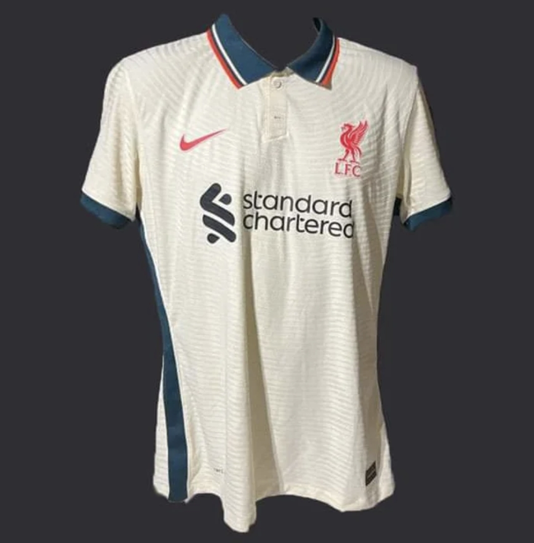 Luis Diaz' Official Liverpool Signed Shirt, 2021/22 - CharityStars