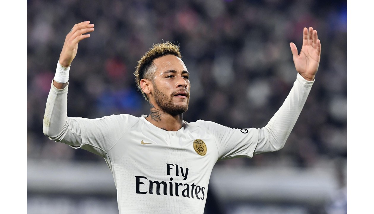 Neymar's PSG Match-Issue/Worn Shirt, UCL 2018/19 - CharityStars