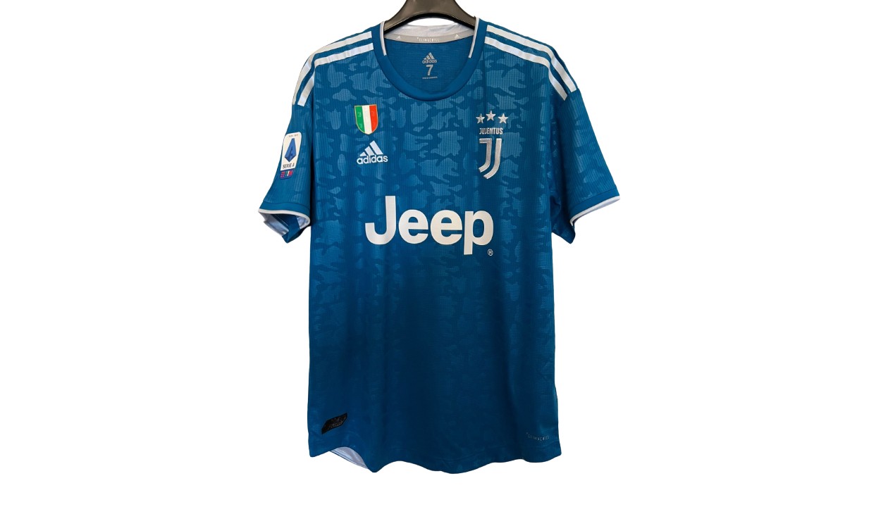 JUVENTUS RONALDO SHIRT JERSEY NO MATCH WORN ISSUED 2019/2020 XS