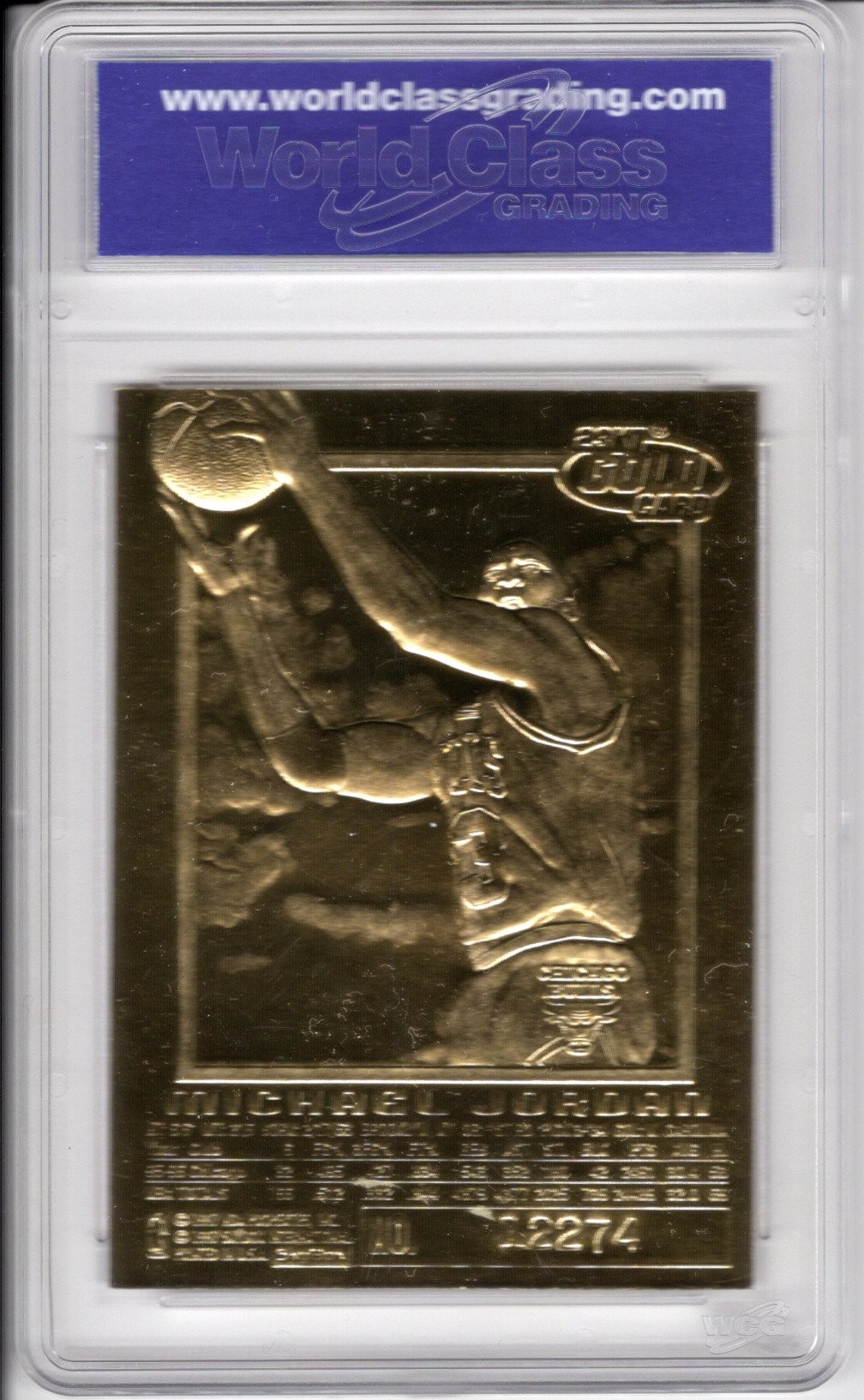 Card in oro Limited Edition Michael Jordan 1996/97 - CharityStars