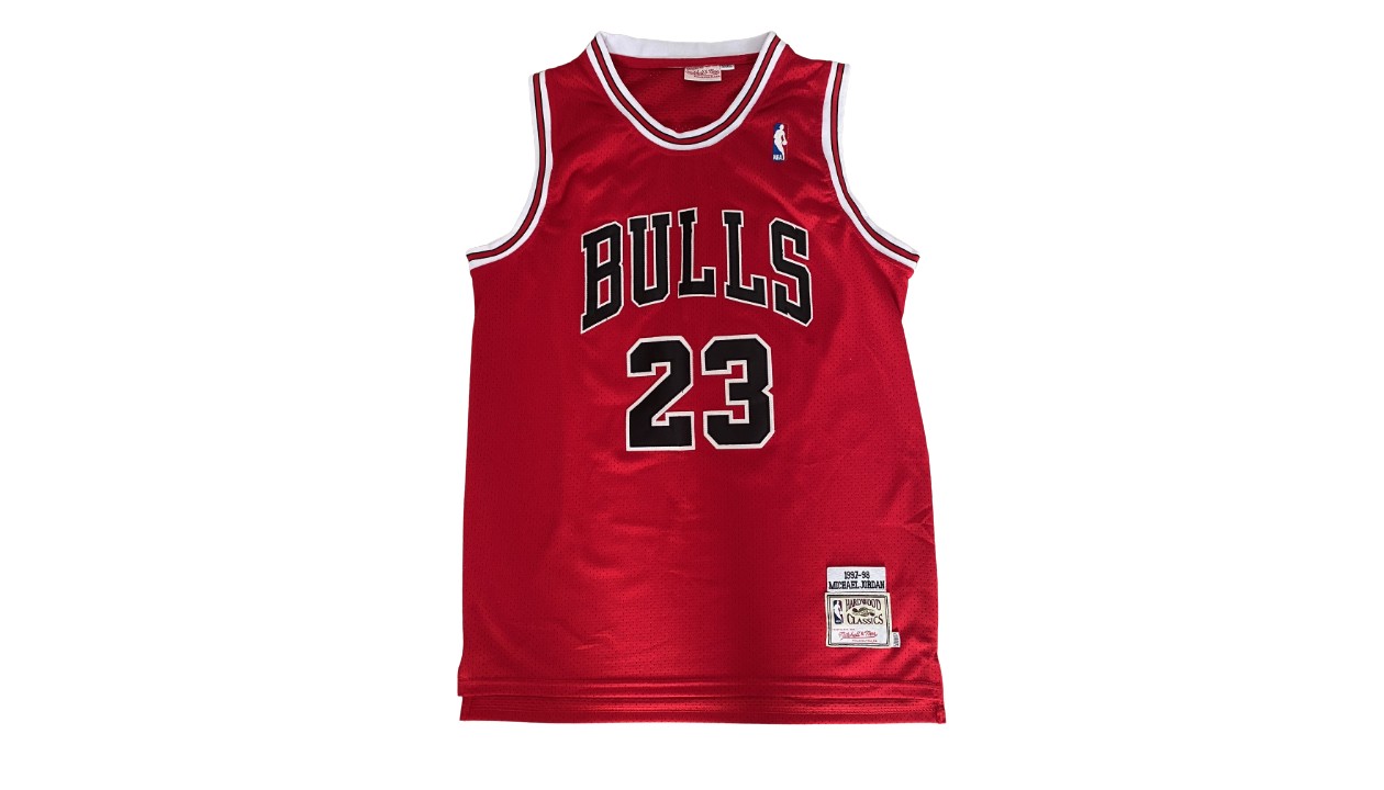 Michael Jordan Signed LE Red Bulls Jersey Inscribed "6x NBA  Champ" UDA BAM162712