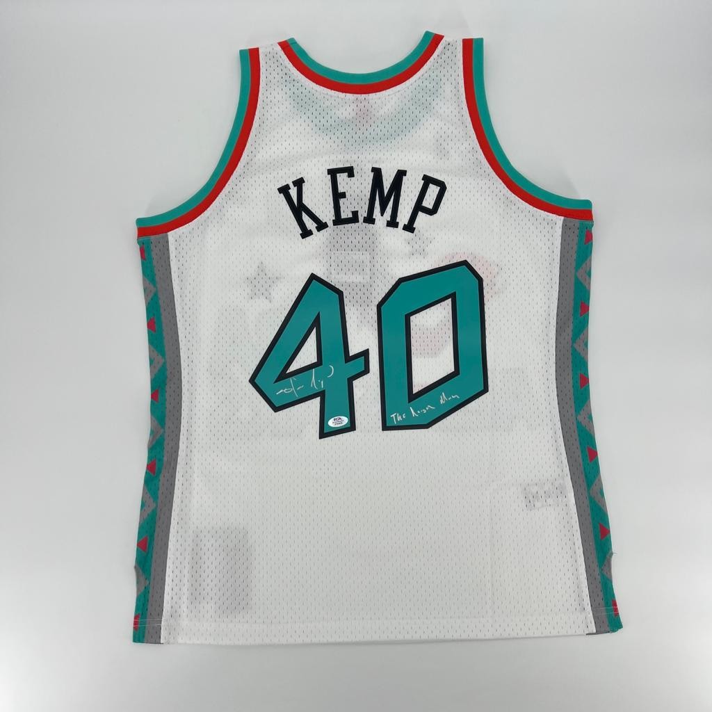 Shawn Kemp Signed Mitchell&Ness 1996 NBA All-Star Game Shirt