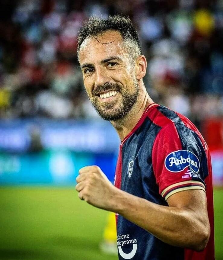 Marco Mancosu of Cagliari reacts during the Serie A TIM match