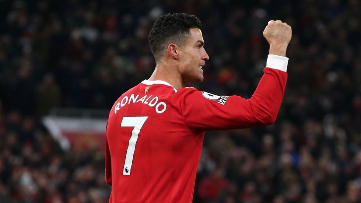 Cristiano Ronaldo Back Signed Manchester United 2021-22