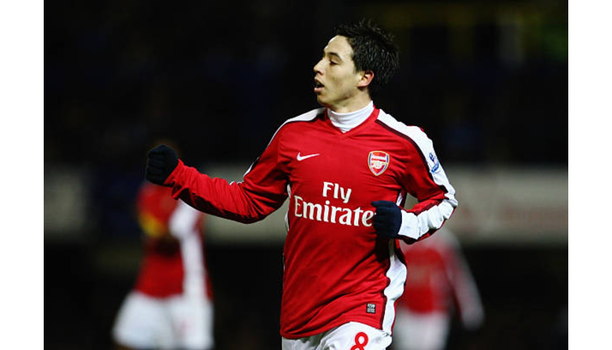 Maillot de football vintage Arsenal N°8 NASRI 2008-2009