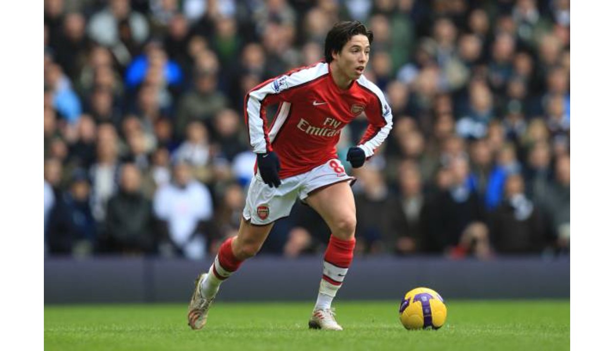 Nasri Official Arsenal Signed Shirt, 2008/10 - CharityStars