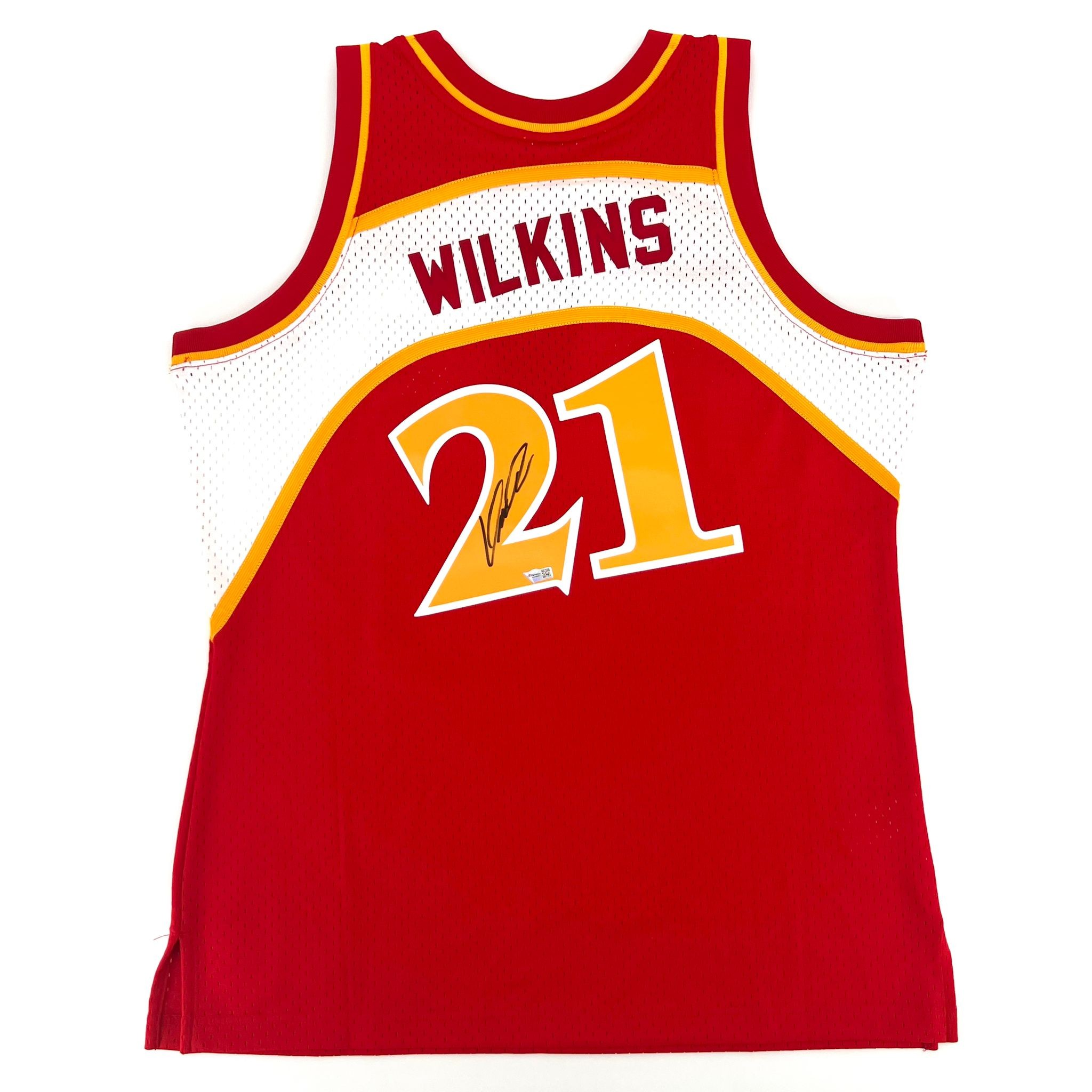 Mitchell & Ness, Shirts, Mitchell Ness Dominique Wilkins Atlanta Hawks  Jersey Size 56 Usa Vtg Authentic