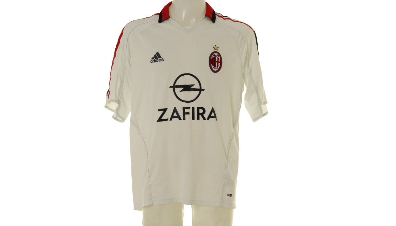 Shevchenko's Match-Issued/Worn Milan Shirt, Serie A 2001/02 - CharityStars