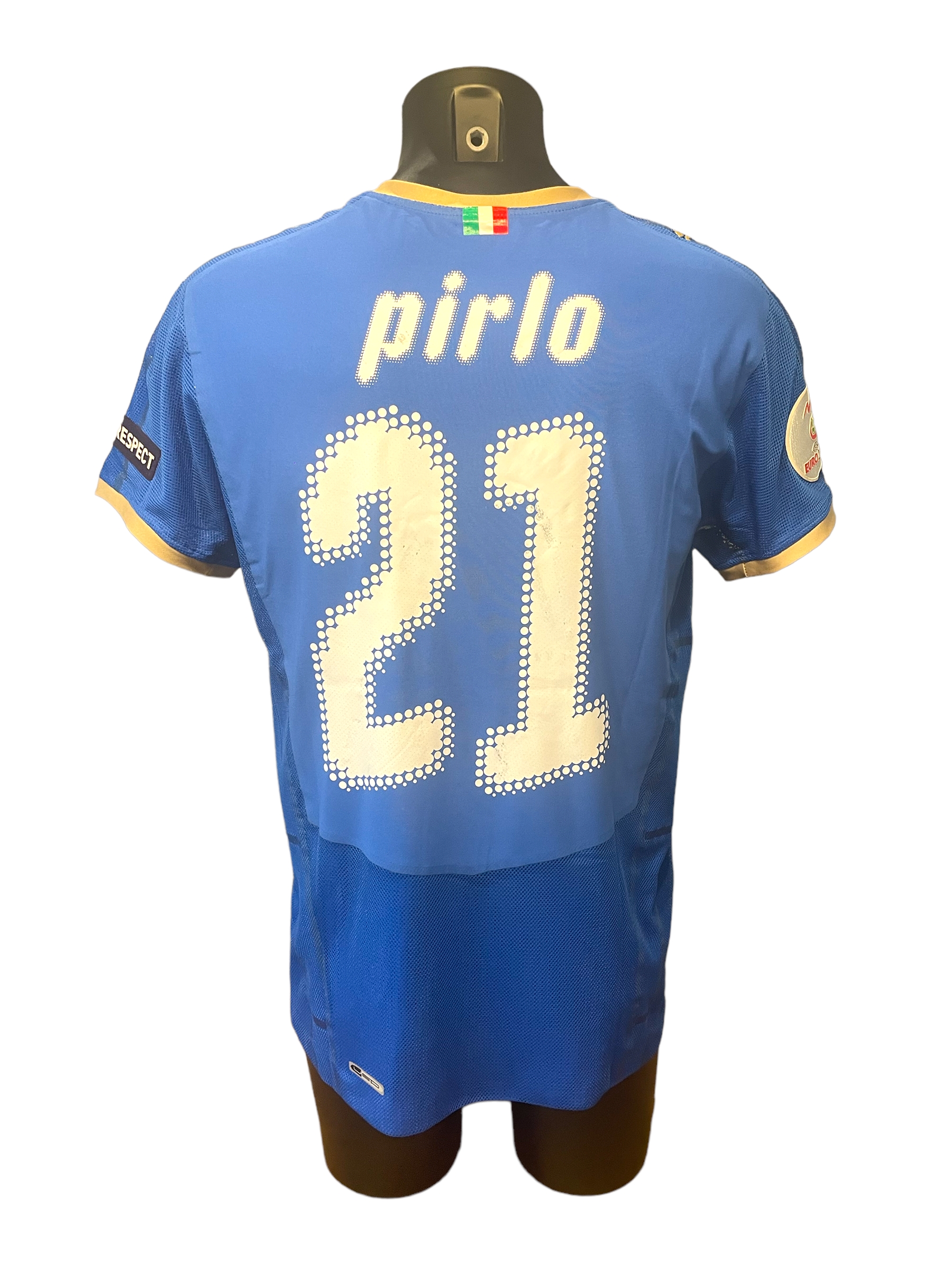 Pirlo's Italy Match Shirt, Euro 2016 Qualifiers - CharityStars