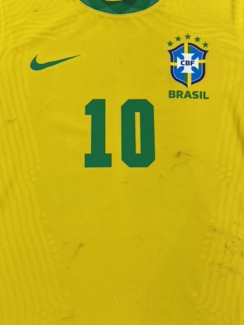 Alisson 's Brazil Match Shirt, World Cup Qualifiers 2022 - CharityStars