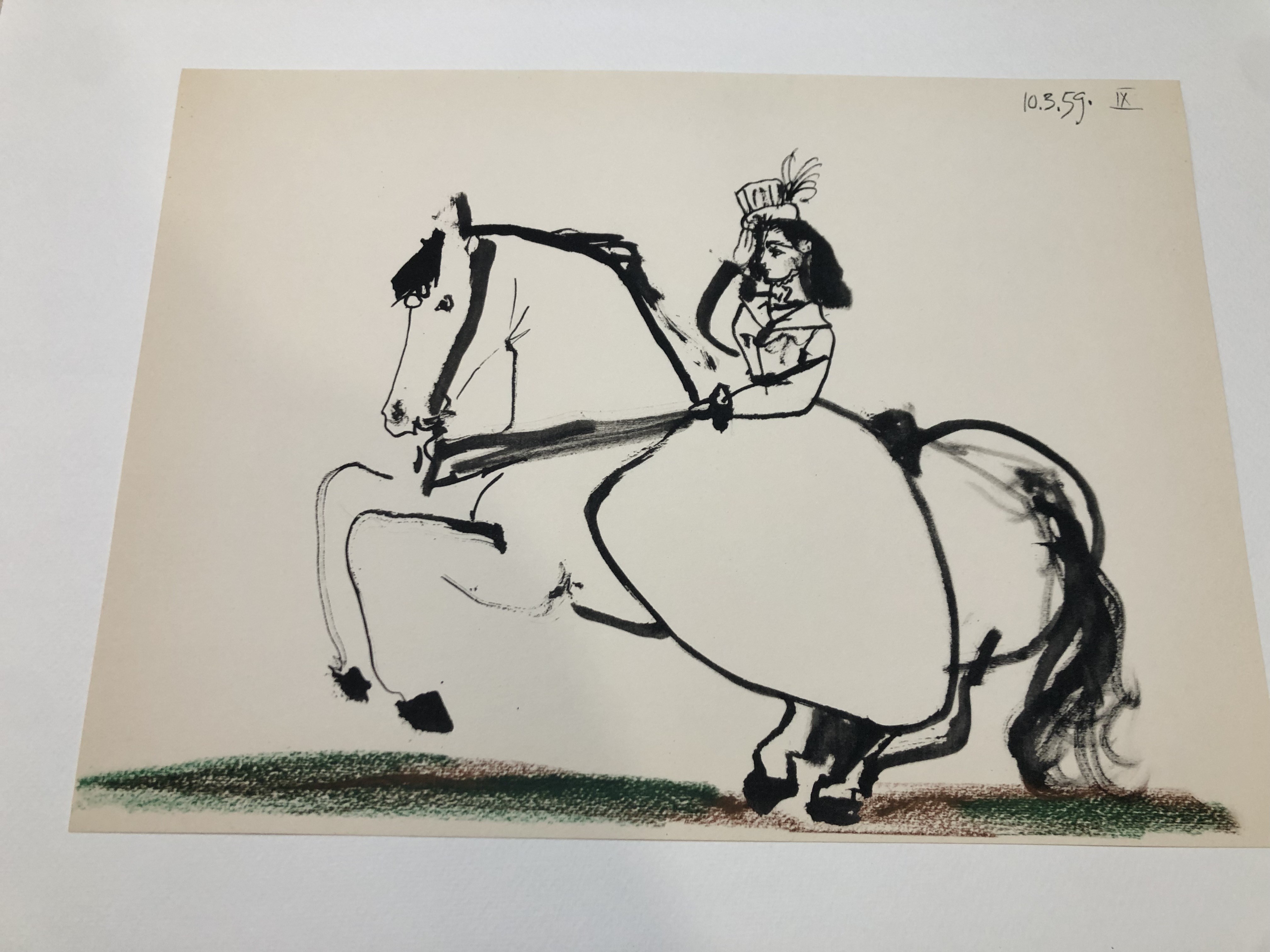 Original Toros Y Toreros Lithograph Series By Pablo Picasso Signed Charitystars