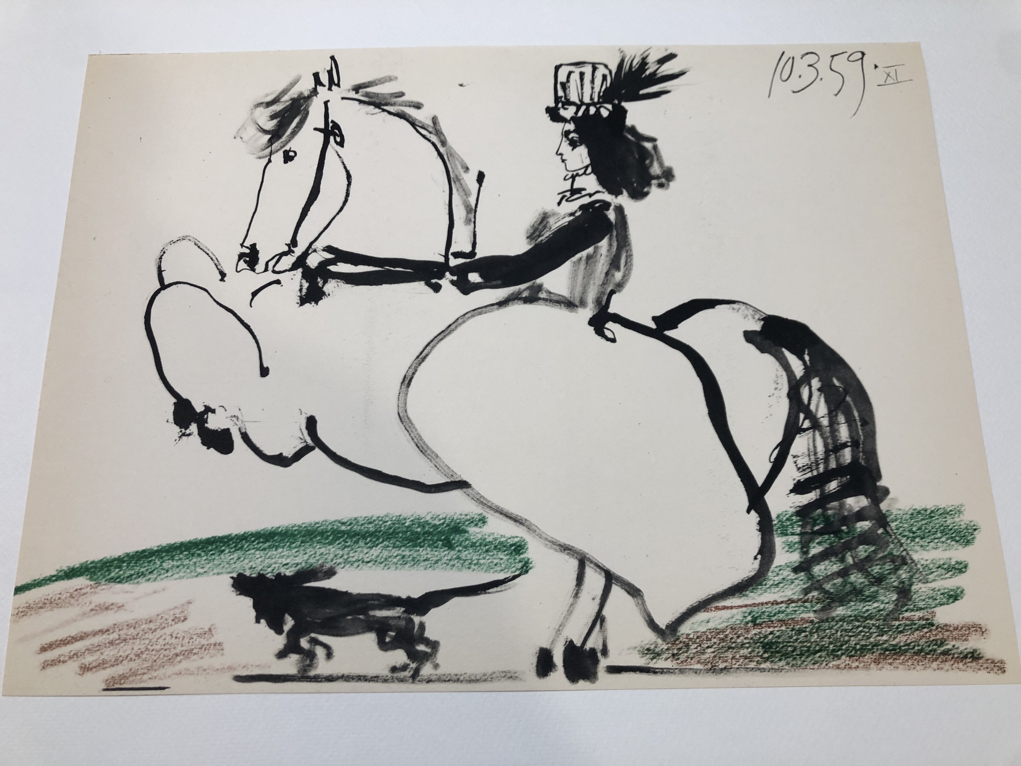 Original Toros Y Toreros Lithograph Series By Pablo Picasso Signed Charitystars