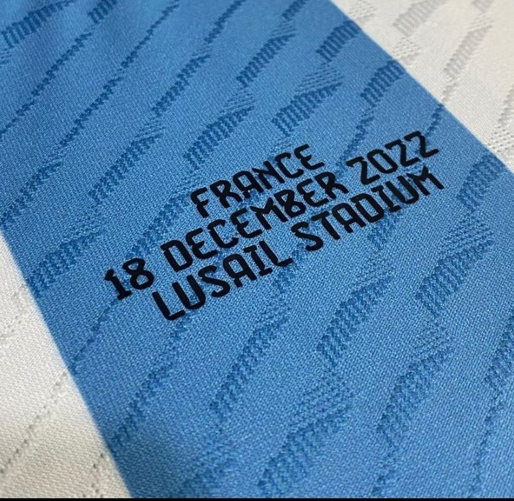 Lionel Messi Last Dance Match Shirt vs France World Cup Final 2022 Qatar -  CharityStars