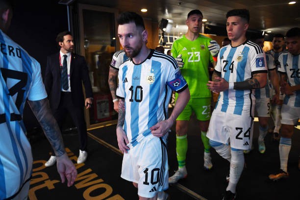 Lionel Messi Last Dance Match Shirt vs France World Cup Final 2022 Qatar -  CharityStars