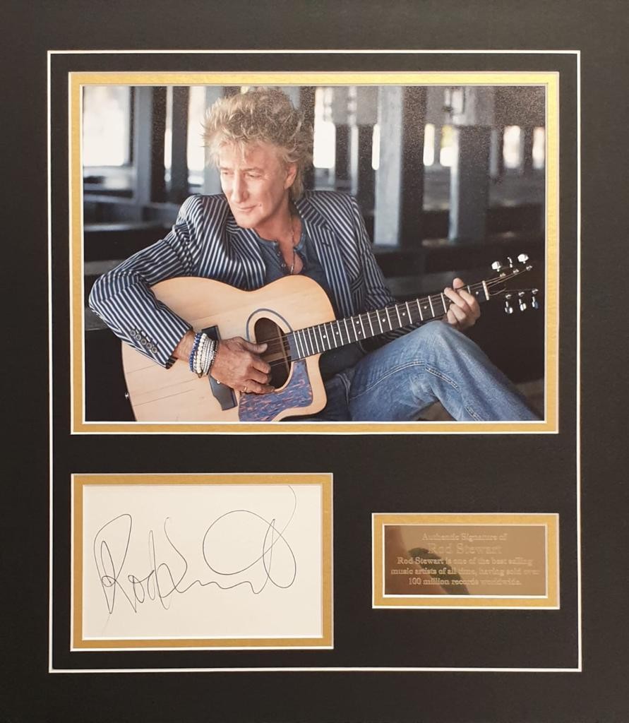 ROD STEWART signed autographed photo COA Hologram
