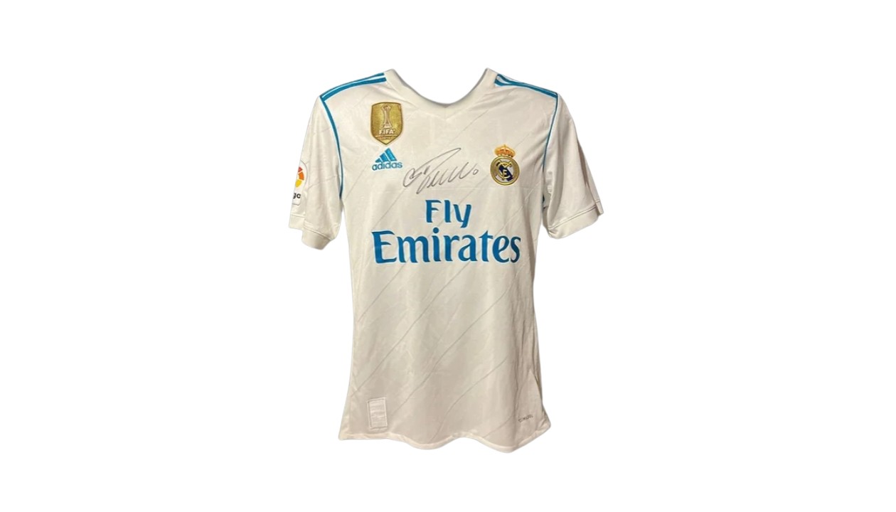 Real Madrid Shirt Signed By Cristiano Ronaldo CharityStars, 57% OFF