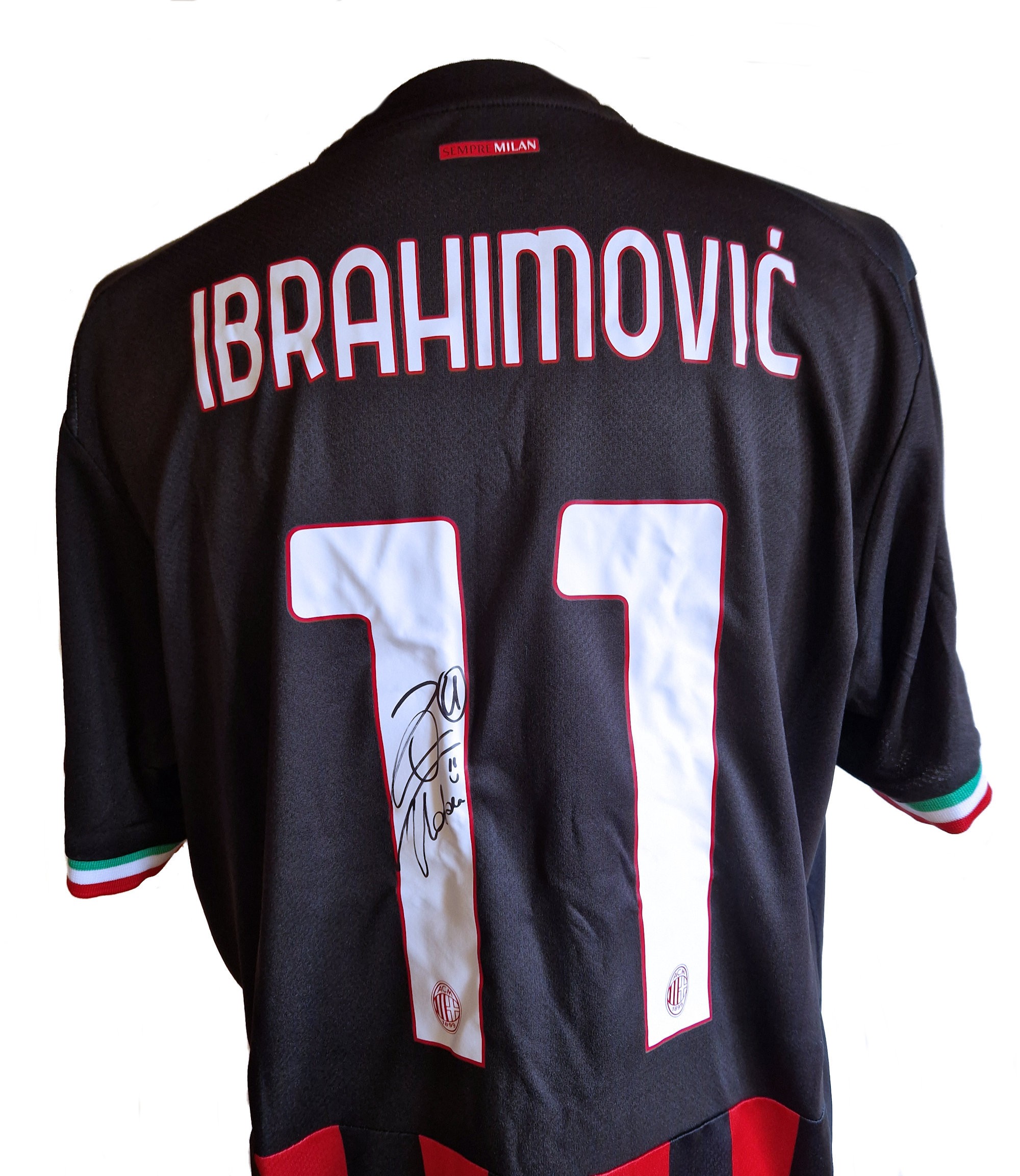 Zlatan Ibrahimović AC Milan Signed Shirt - 2022/23 Champions