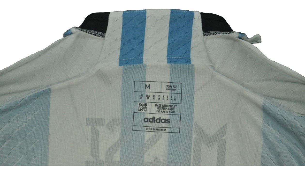 Lionel Messi Argentina Match Shirt vs Mexico World Cup 2022 - CharityStars