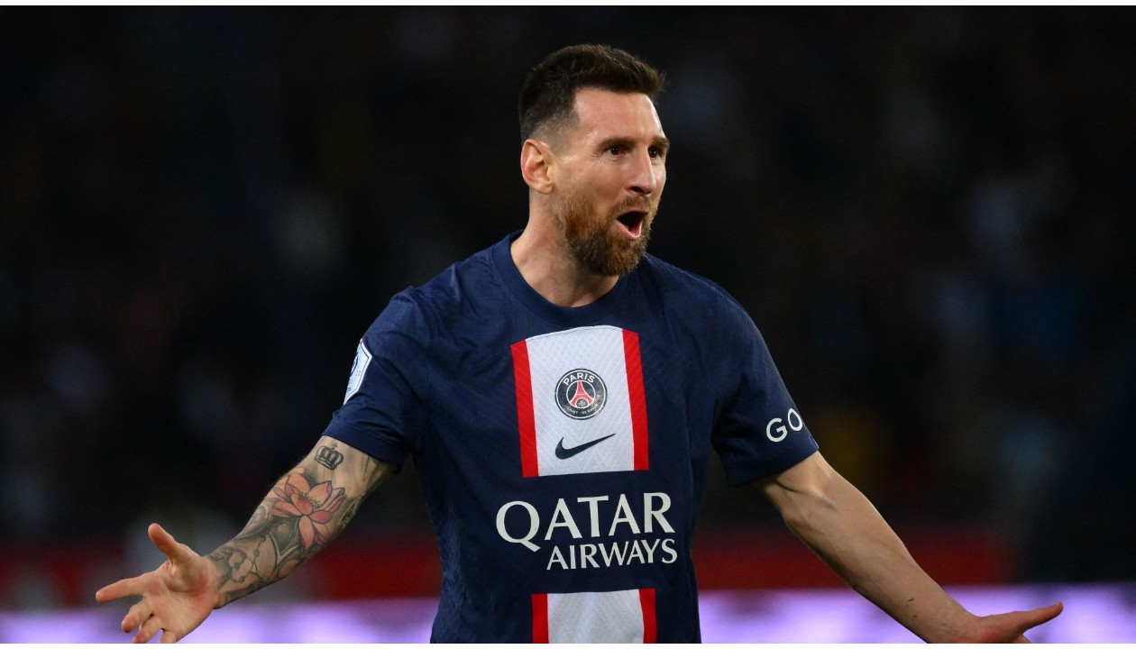 Messi's PSG Match Shirt, 2022/23 - CharityStars