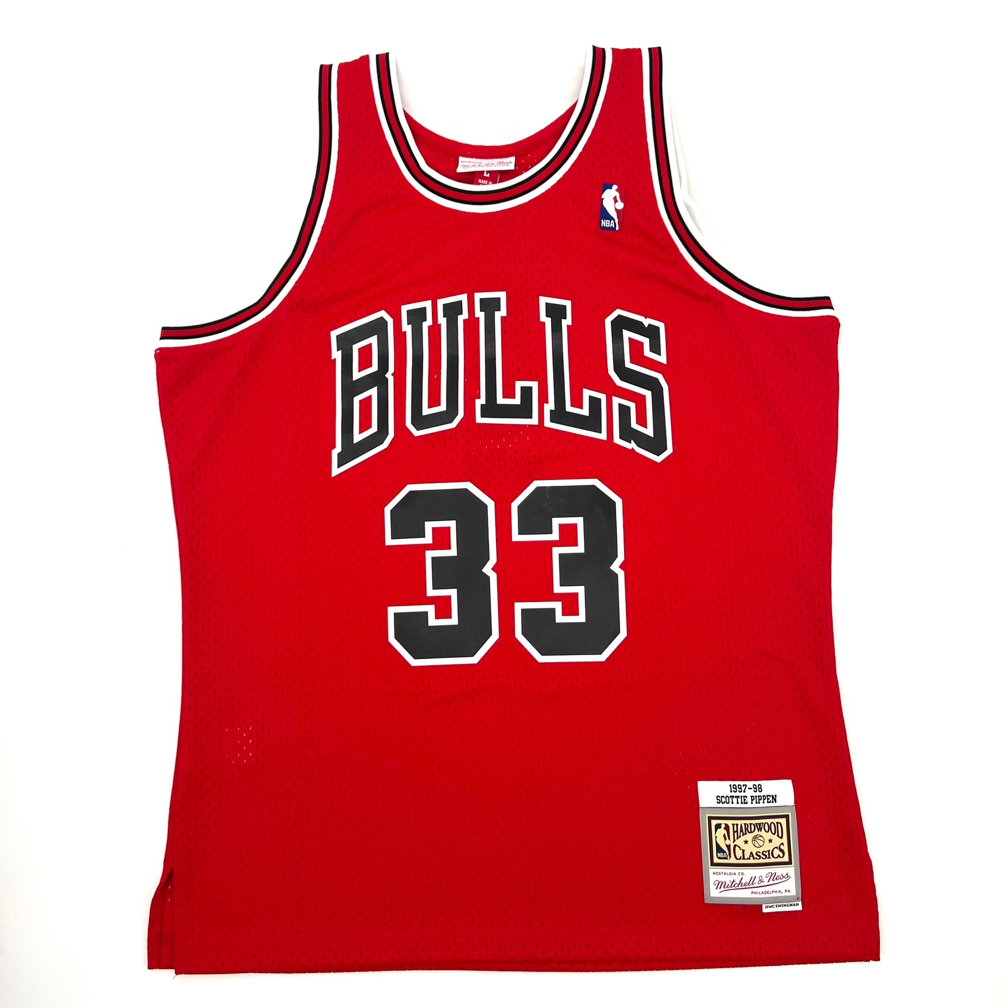Scottie Pippen Chicago Bulls Autographed Mitchell & Ness White