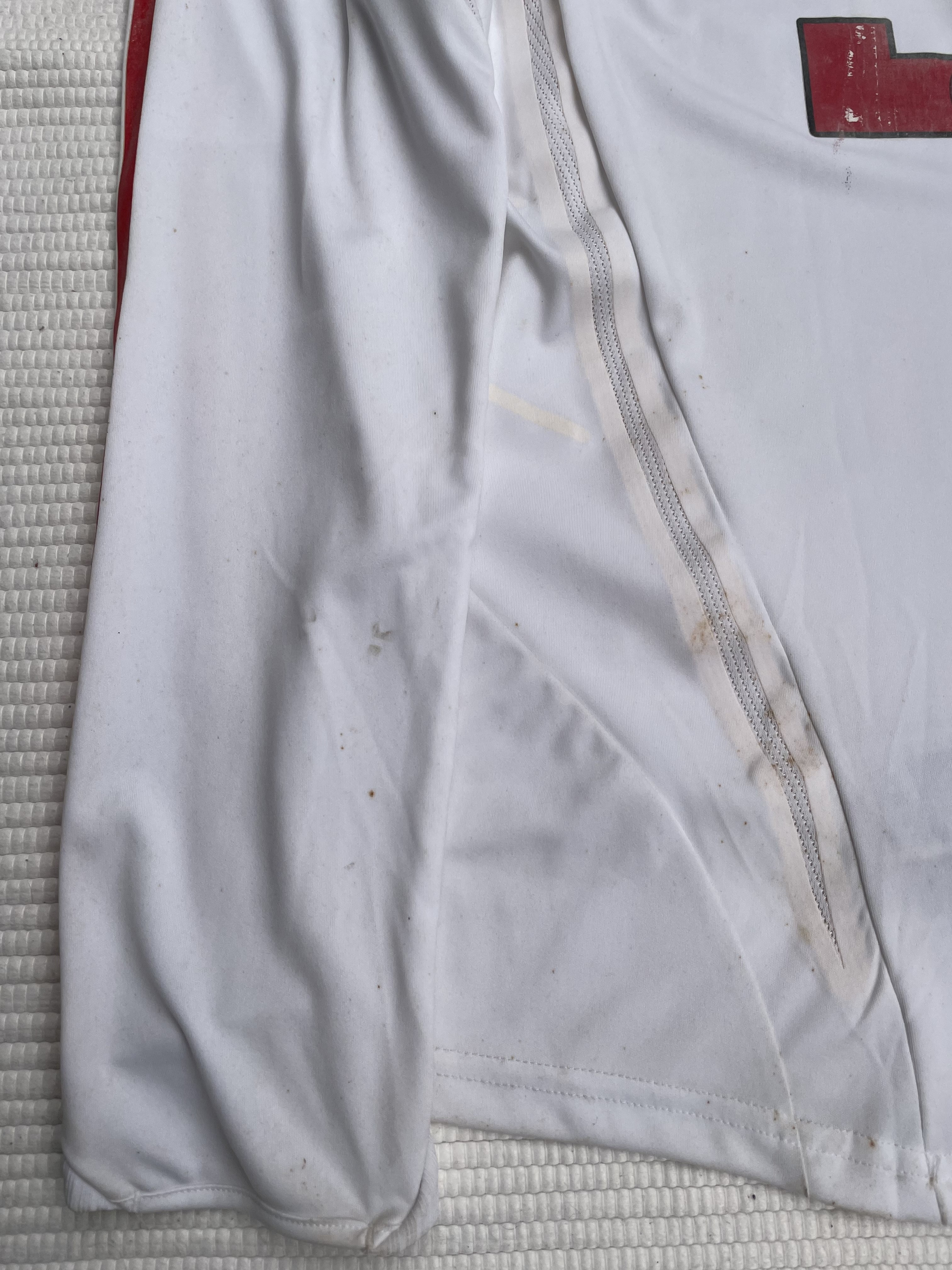 Beckham's Worn and Unwashed Shirt, Roma-AC Milan 2009 - CharityStars