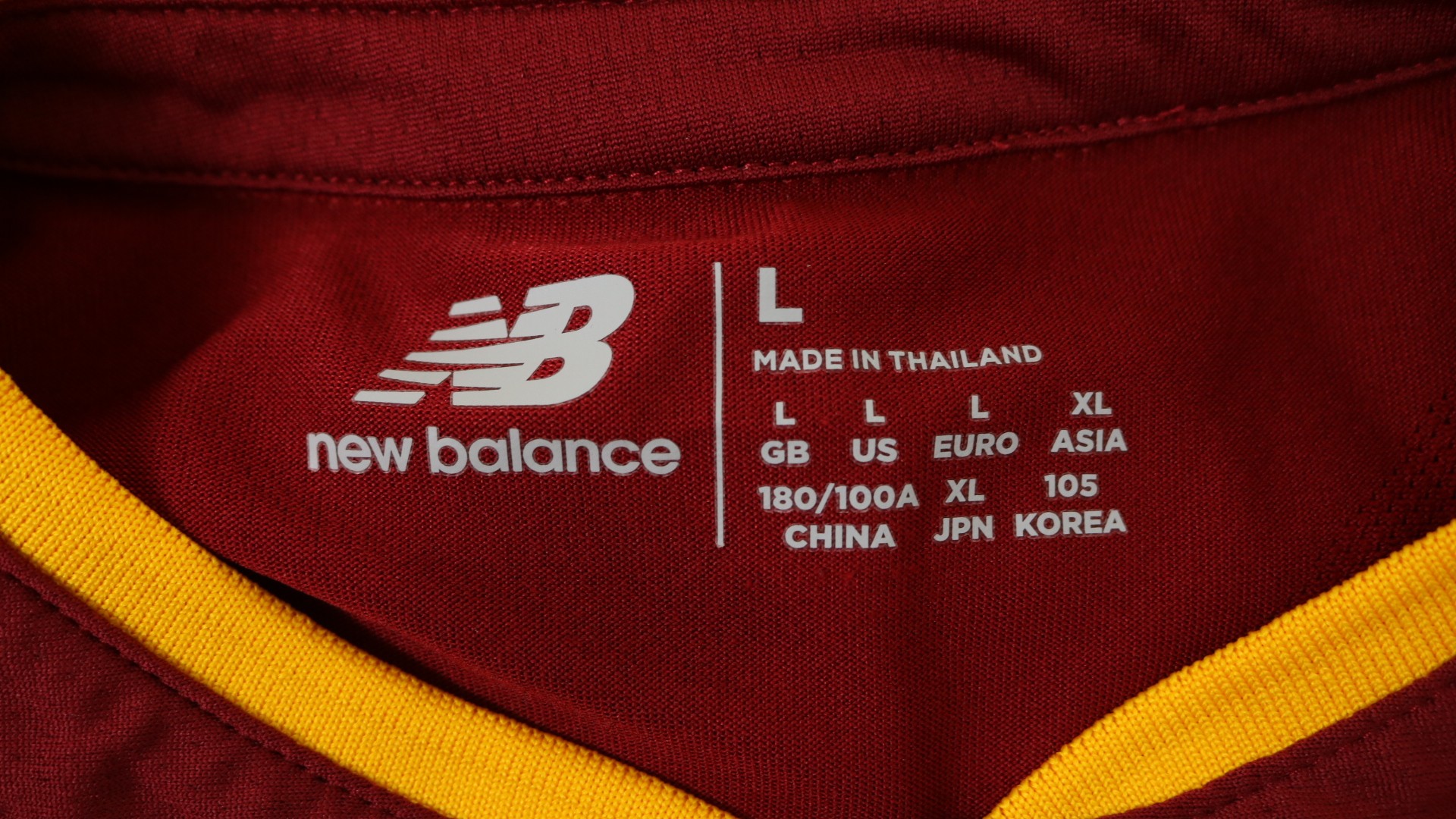 Maillot AS Roma Vintage 2021/2022 – New Balance – Match Worn Issue