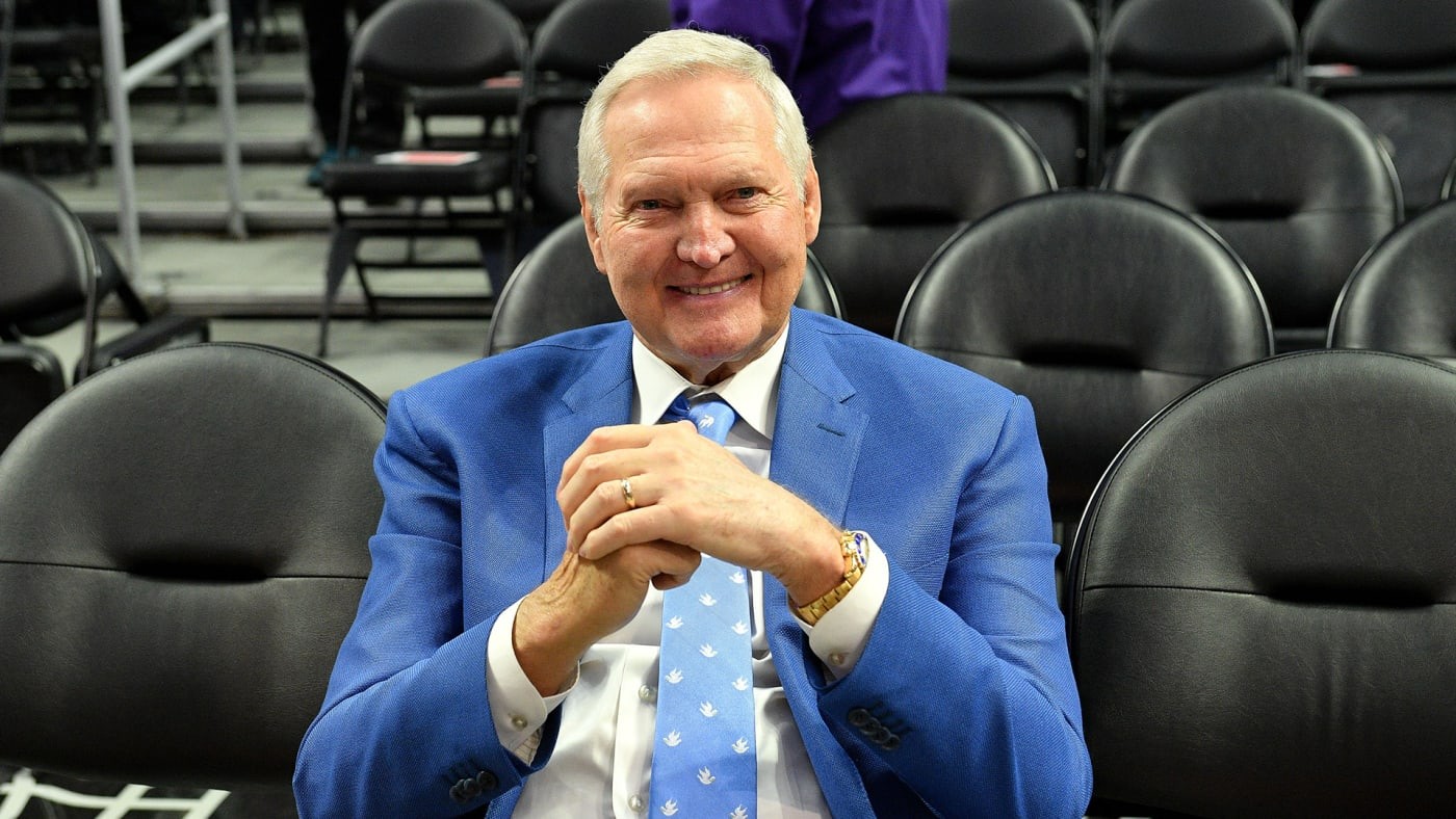 Lakers Jersey Signed by The Logo Jerry West - CharityStars