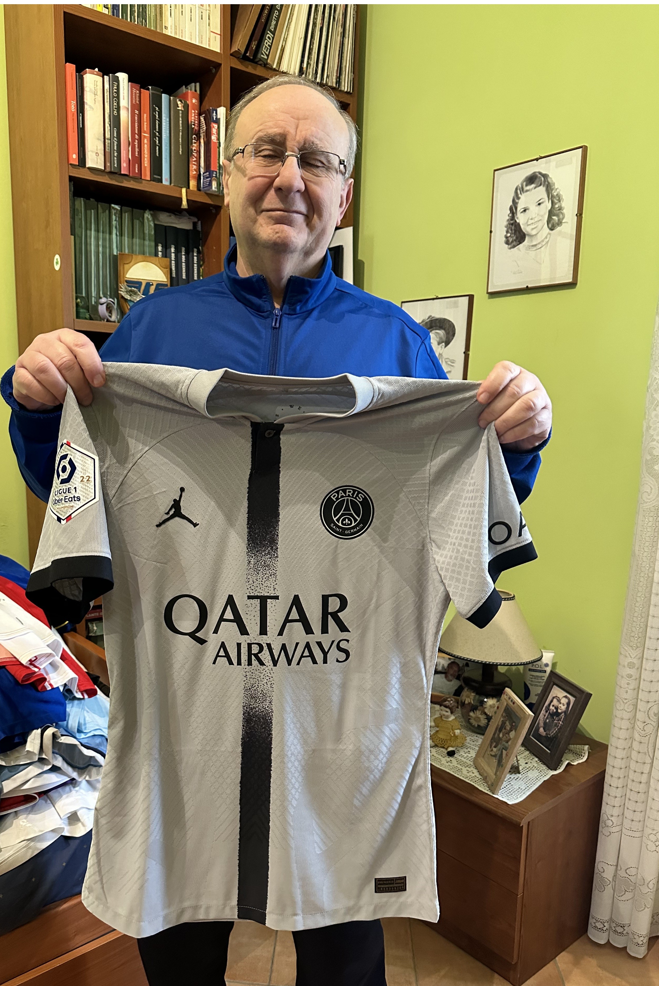 Messi's PSG Match Shirt, 2022/23 - CharityStars