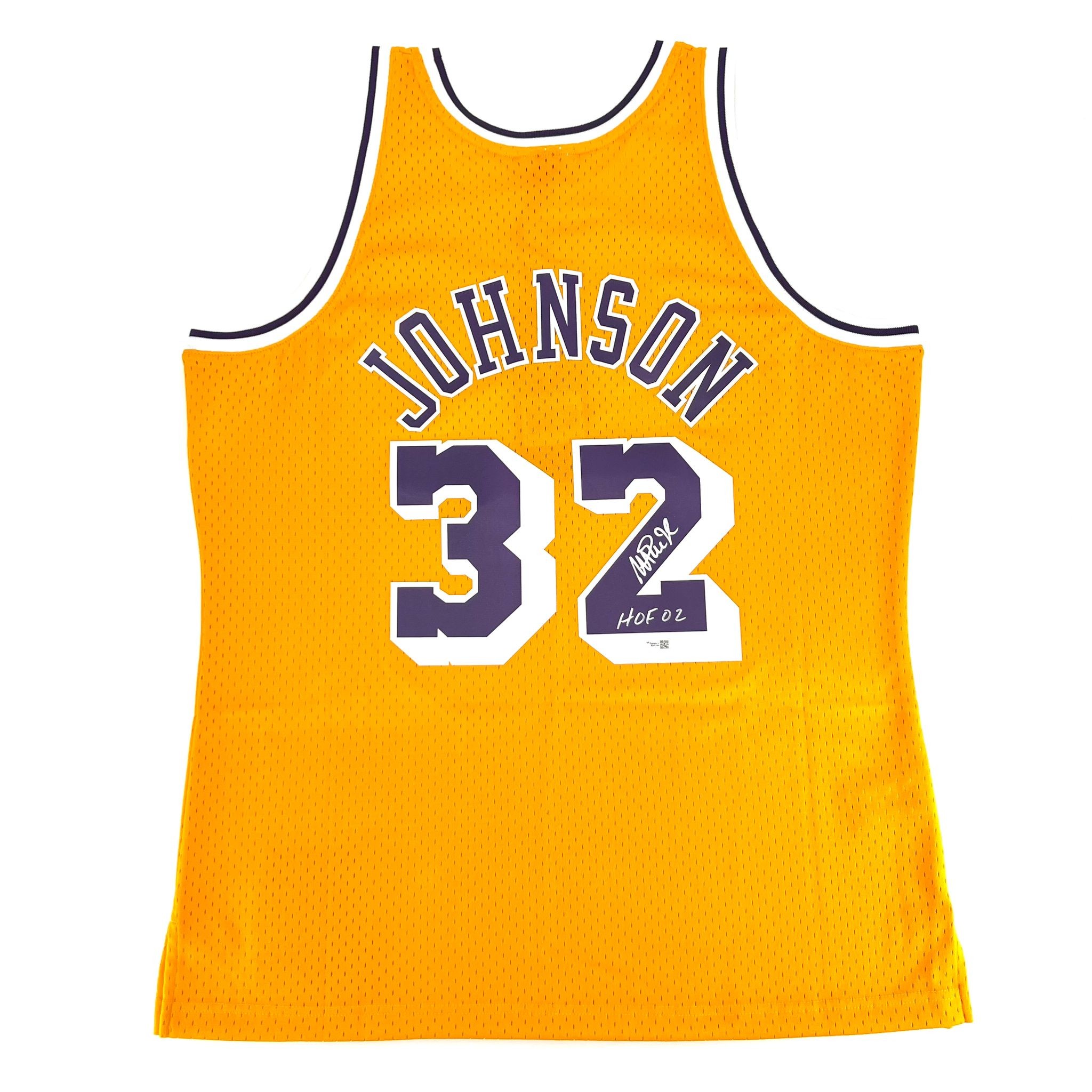 Magic Johnson Lakers game jersey signed procut nba champion kobe jordan