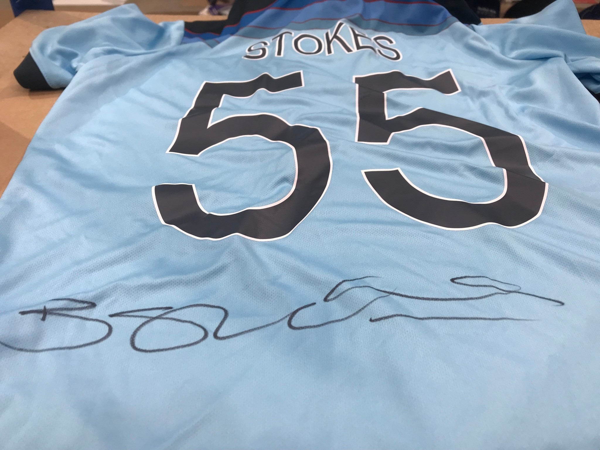 Ben Stokes Signed Jersey - Rajasthan Royals - CharityStars