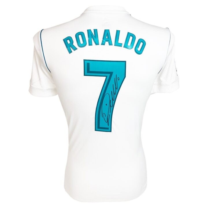 Cristiano Ronaldo's Real Madrid Champions League Winner 2018 Signed Shirt -  CharityStars