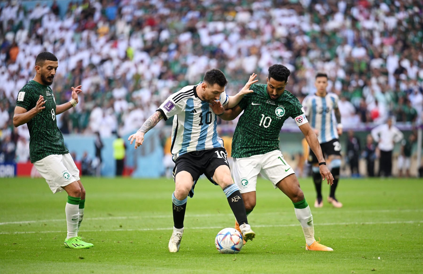 Lionel Messi Argentina Match Shirt vs Mexico World Cup 2022 - CharityStars