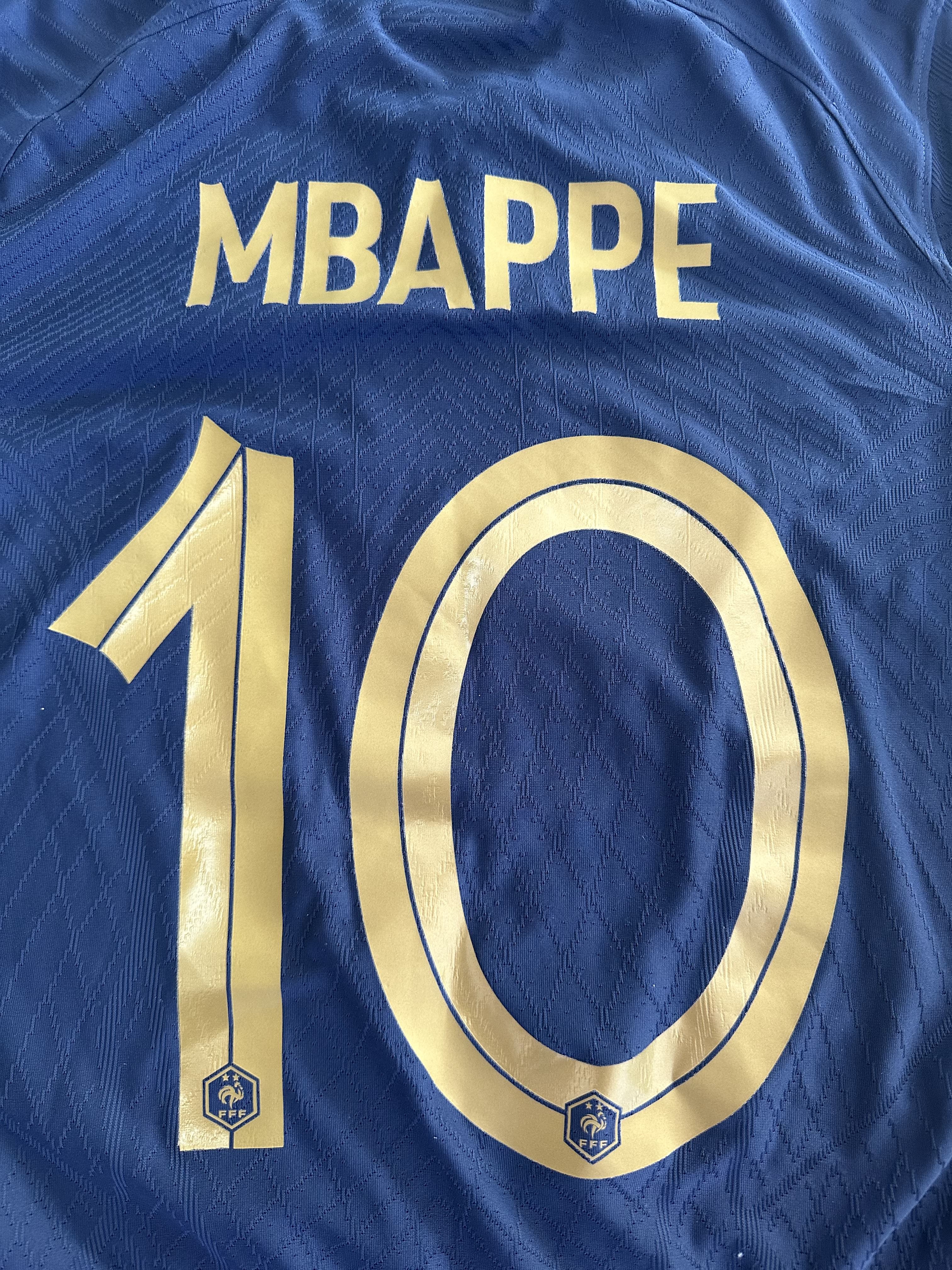 Mbappe's PSG Match Shirt, UCL 2018/19 - CharityStars