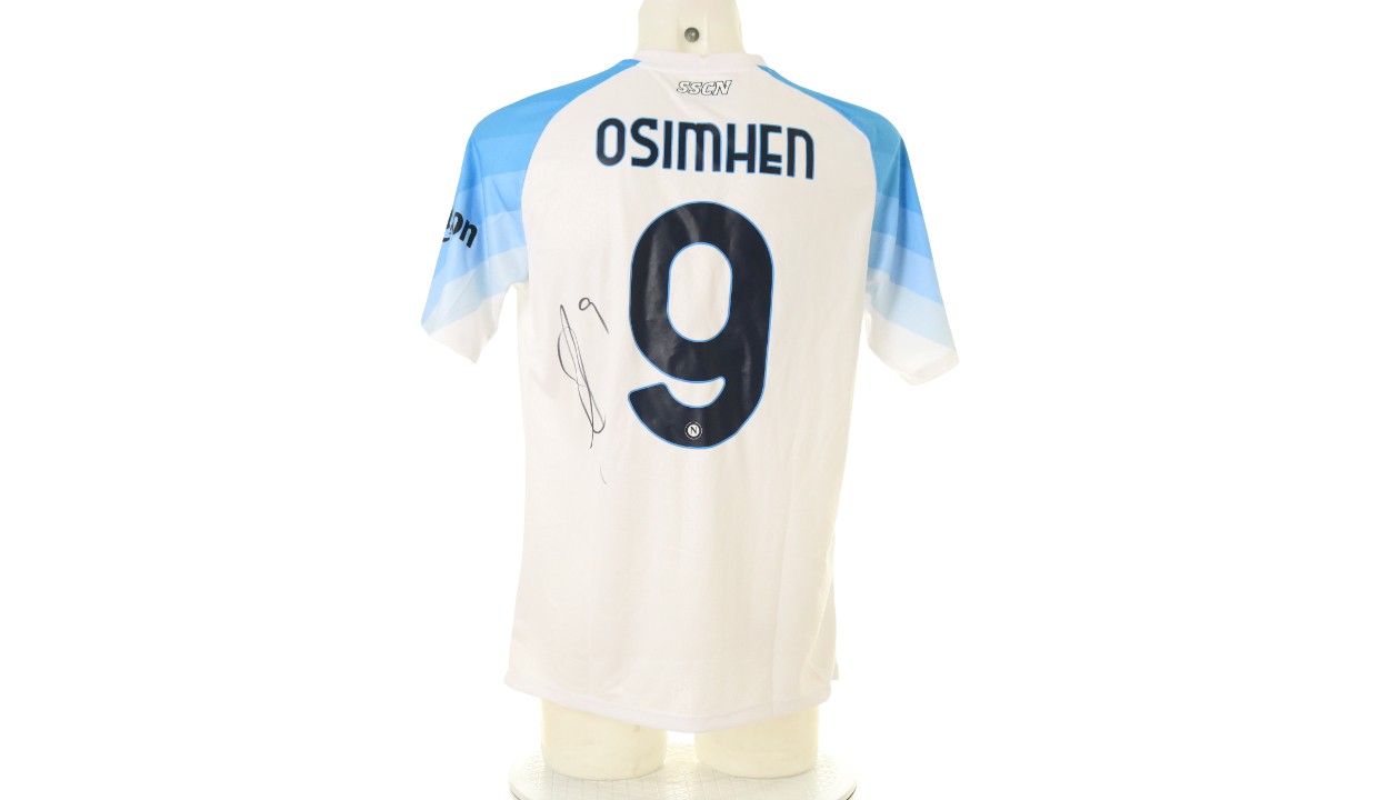 Quadro edizione limitata Maglia gara Osimhen Napoli, 2022/23 - Autografata  - CharityStars