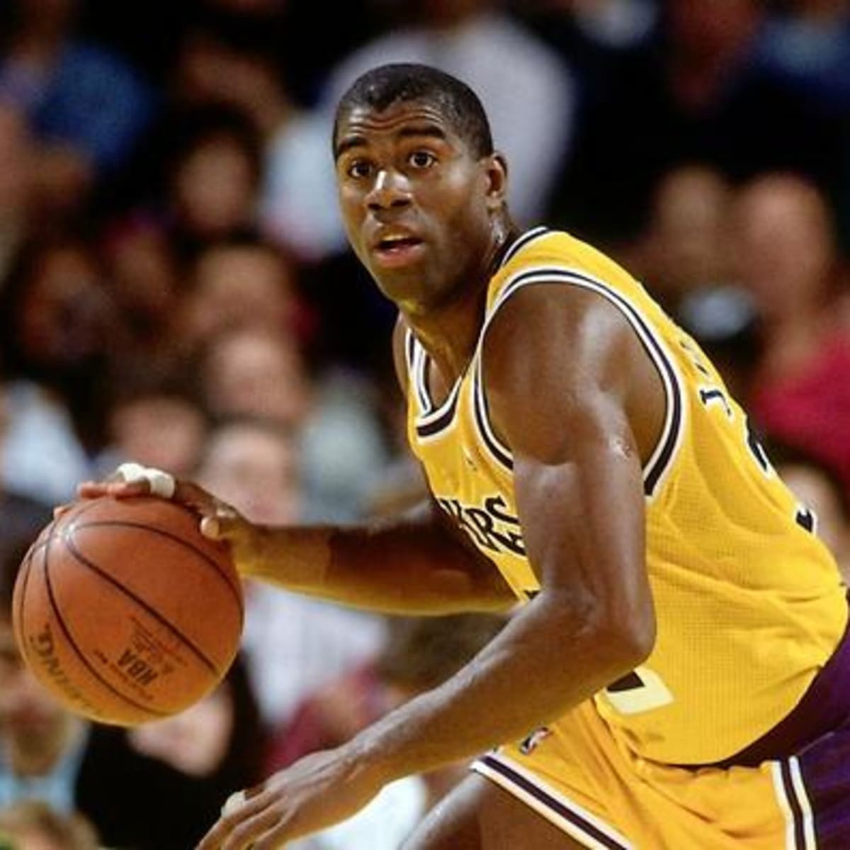 Magic Johnson's Official LA Lakers Jersey - Signed by Johnson and Bryant -  CharityStars