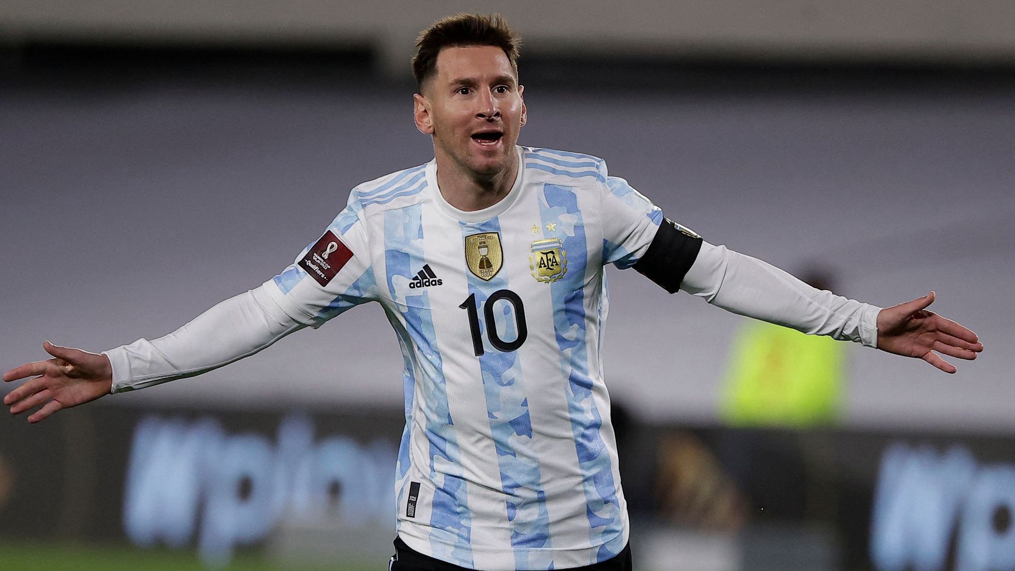 Messi's Match Shirt, Argentina-Peru 2021 - CharityStars