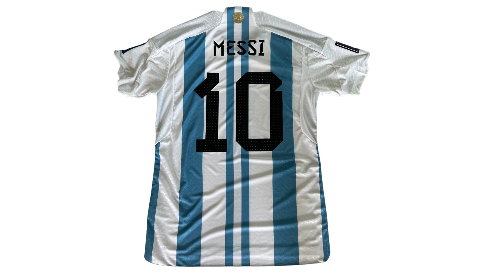 Messi's Match Shirt, Round of Sixteen, Qatar World Cup 2022 - Argentina vs  Australia - CharityStars