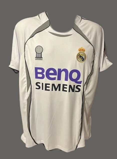 Special Signed Real Madrid 2006 2007 Home Adidas Shirt Farewell Roberto  Carlos