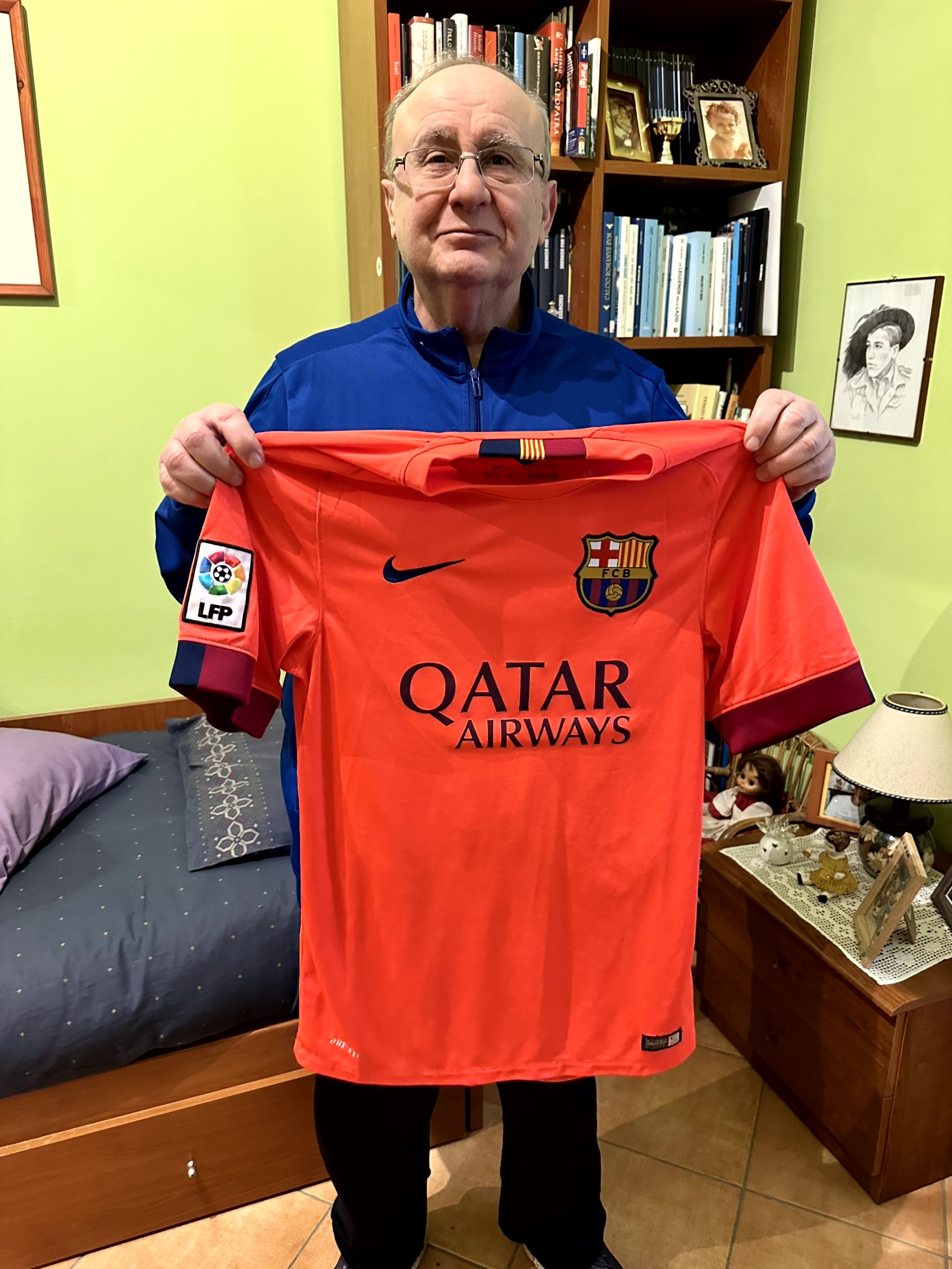 Messi's Official Barcelona Signed Shirt, 2014/15 - CharityStars