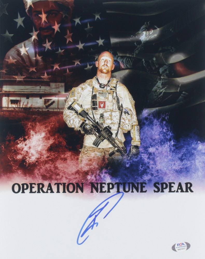 Robert O’Neill Signed “Neptune Spear” Photograph - CharityStars