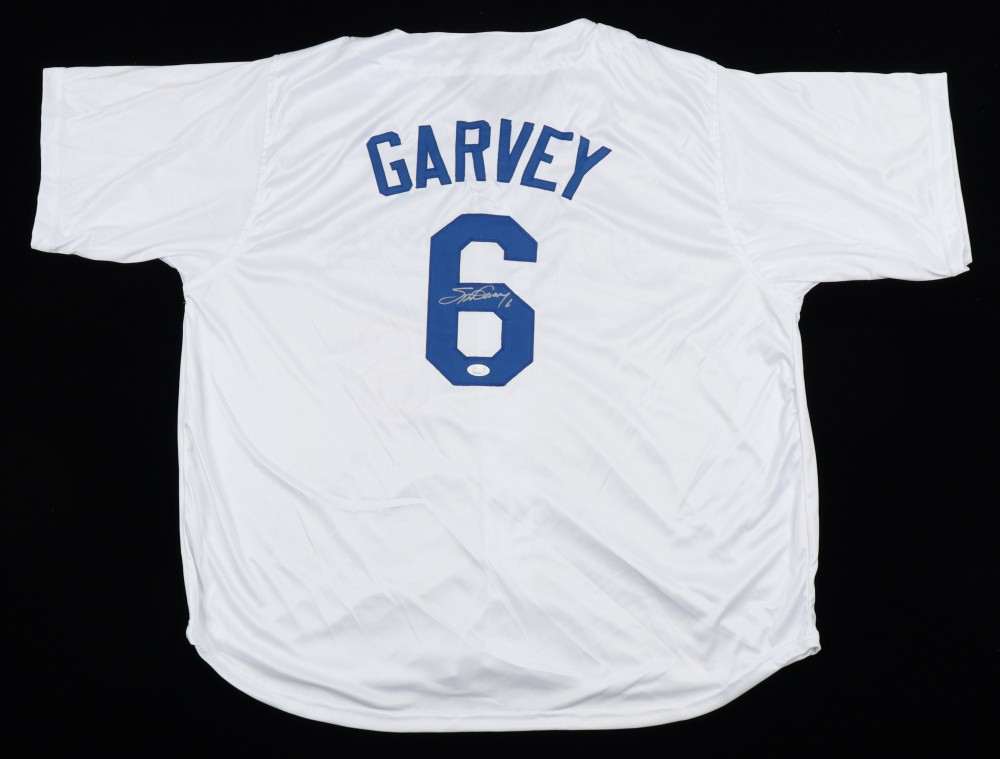 Steve Garvey Signed Los Angeles Grey Baseball Jersey (Beckett)