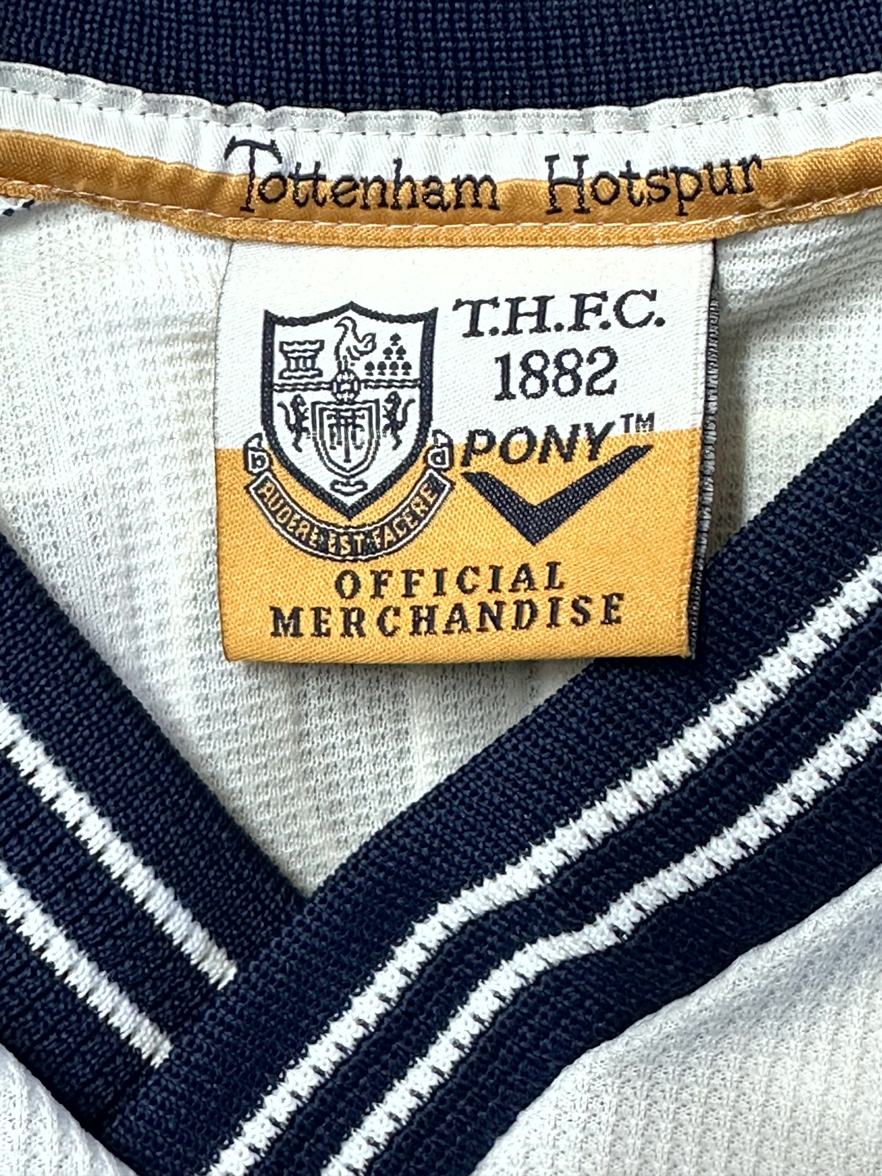 Ginola Official Tottenham Shirt, 1997/98 - CharityStars