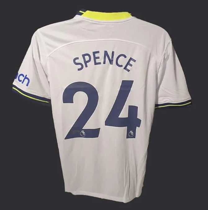 Signed Djed Spence Spurs Home Shirt 2023/24 – ARMEMORABILIA
