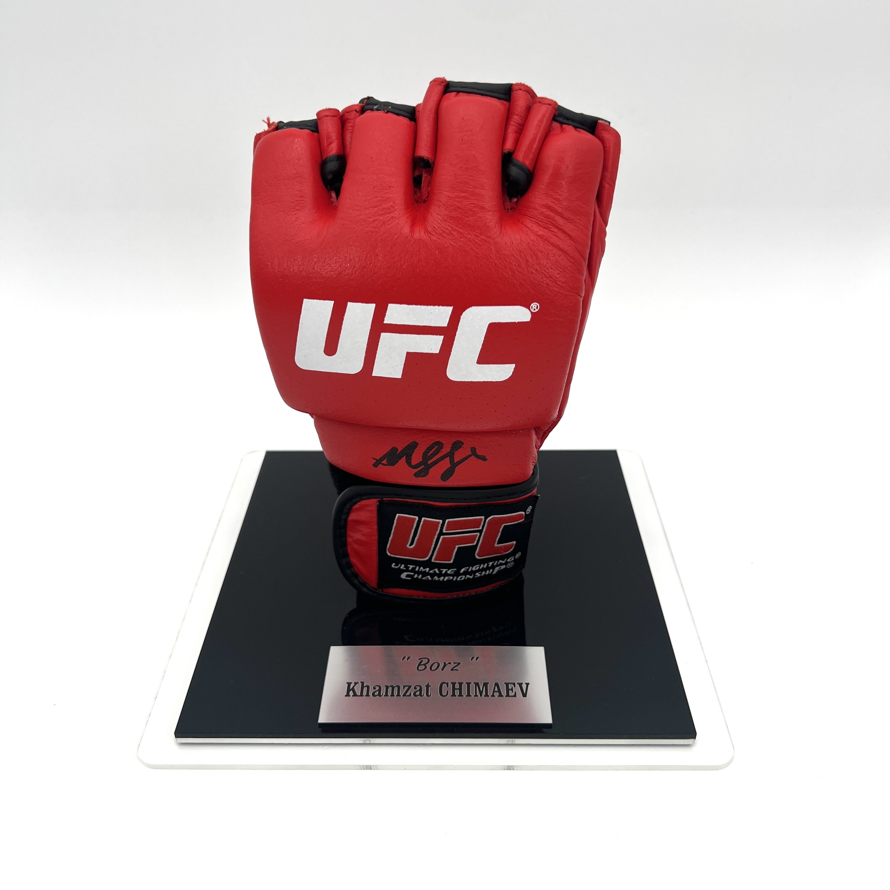 Gant De MMA Signé Khamzat 'Borz' Chimaev - Avec Certificat D'authenticité (COA) - Neuf