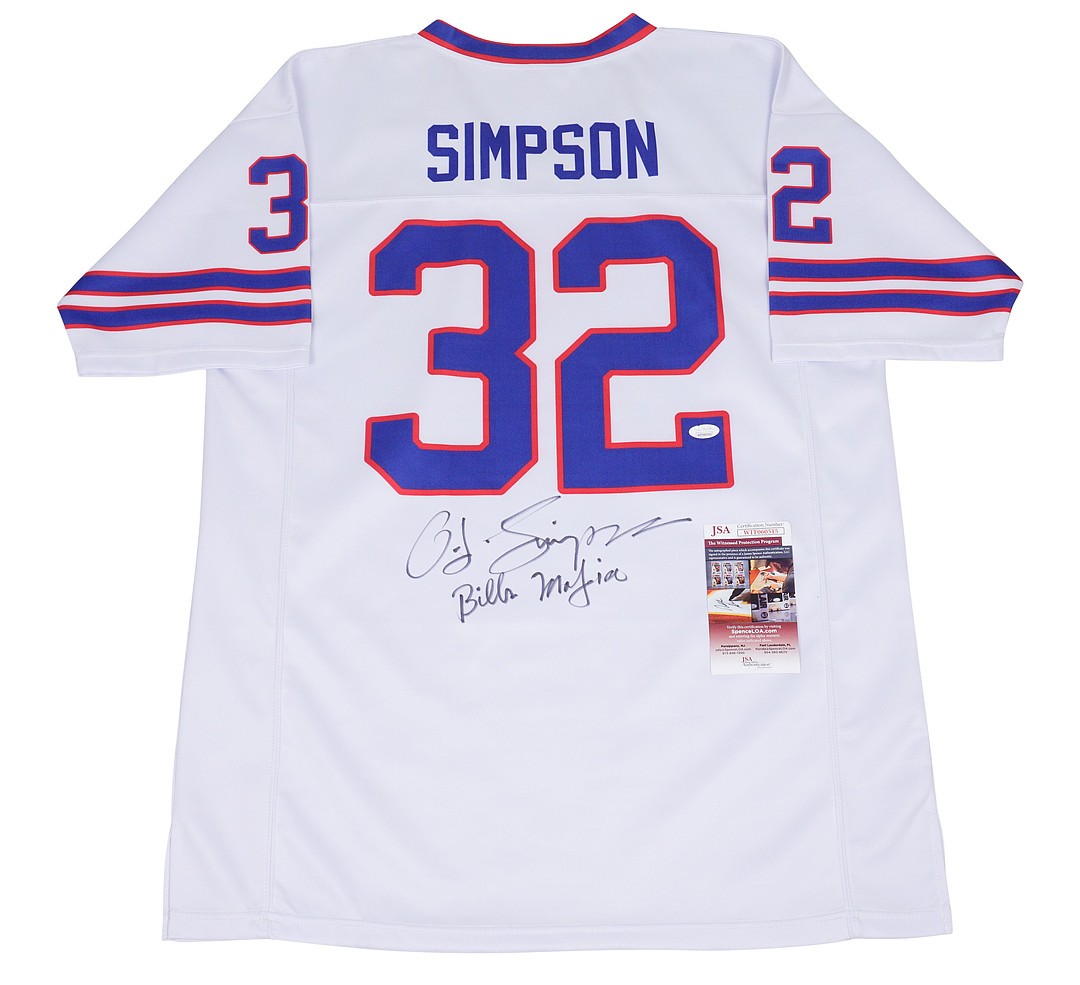 Authentic Buffalo Bills OJ Simpson Mitchell & Ness Thro